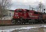 SOO 6044 leads coal empties train #803 westbound